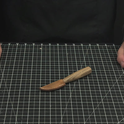 Handgeschmiedetes Kerbschnitzmesser, 5,5 cm (2,2 Zoll)