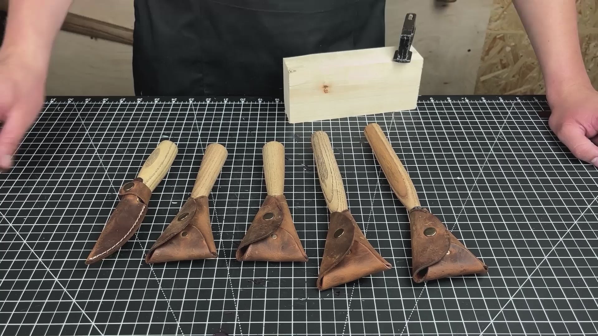 5-Piece Hand-Forged Wood Carving Tool Set