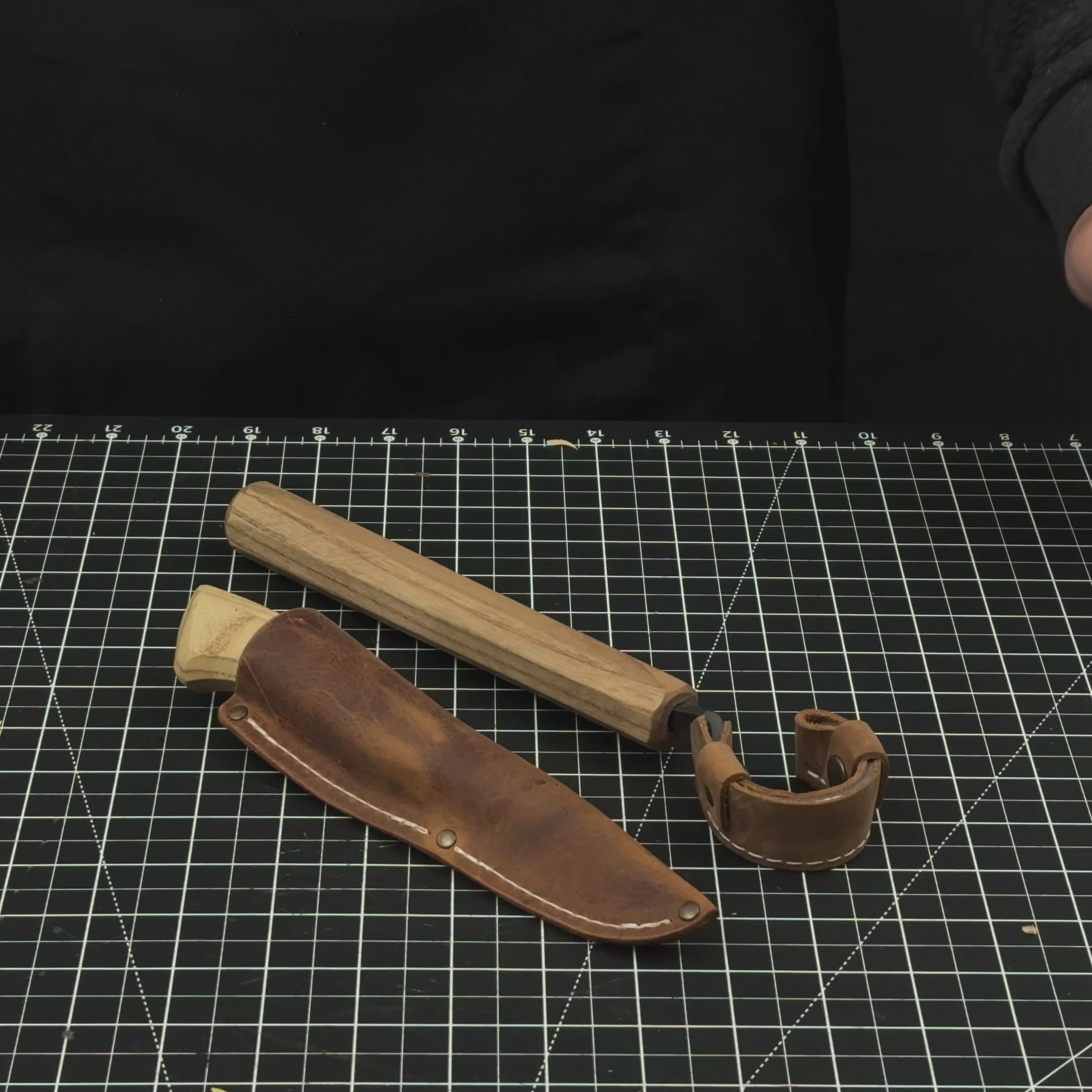 Set de cuchillos para tallar cucharas de 2 piezas para principiantes