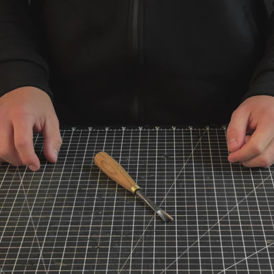 Gouge de Tallado Recto – 12 mm (0.47 pulgadas)