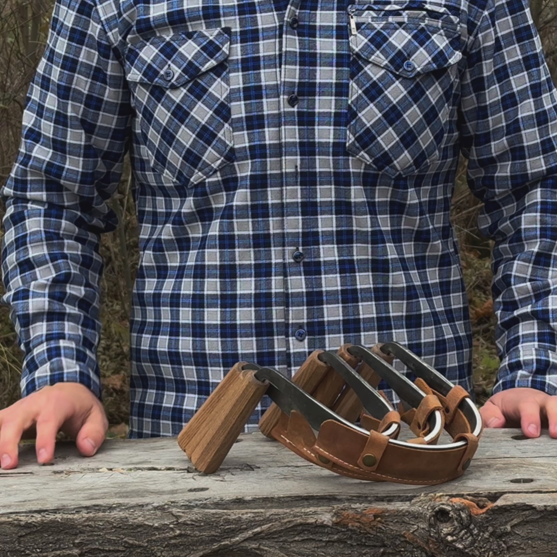 Ensemble de 3 couteaux à raser (couteaux demi-ronds)