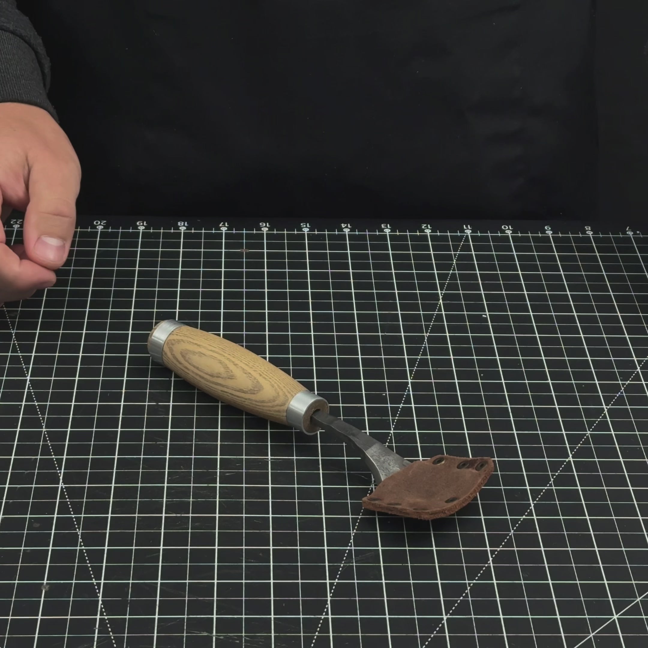 Gouge courbée en forme de cuillère, 20 - 45 mm (0,8 - 1,8 pouces)