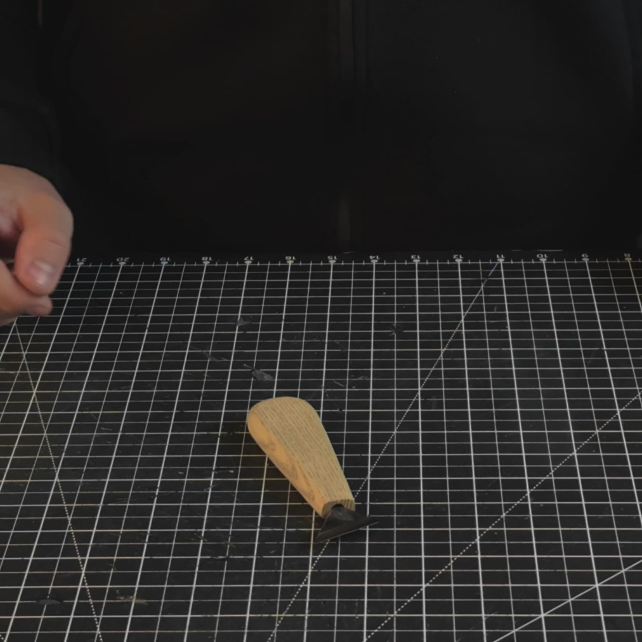 Bevel Edge Carving Knife, 3.5 cm (1.38 inches)