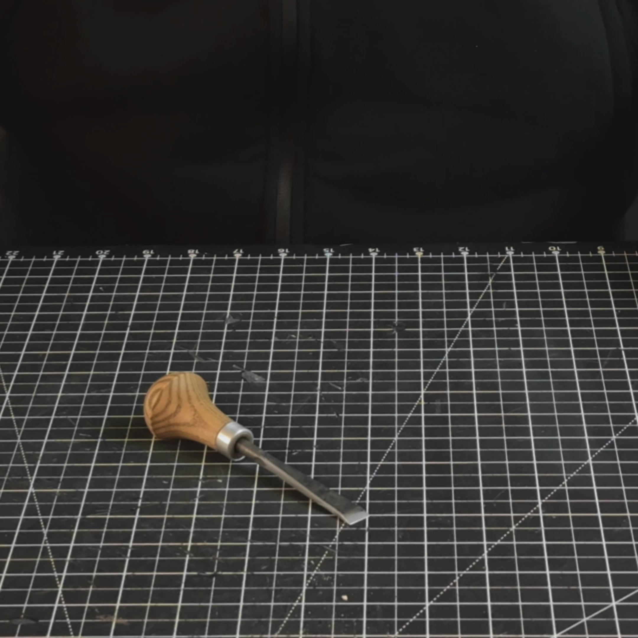 Detailschnitzmeißel mit Palmengriff, 10 mm (0,39 Zoll)