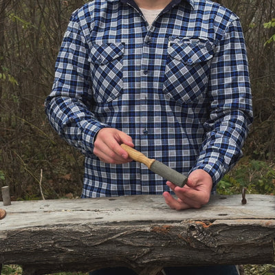 Pierre à aiguiser à grain diamanté pour faux et faucilles