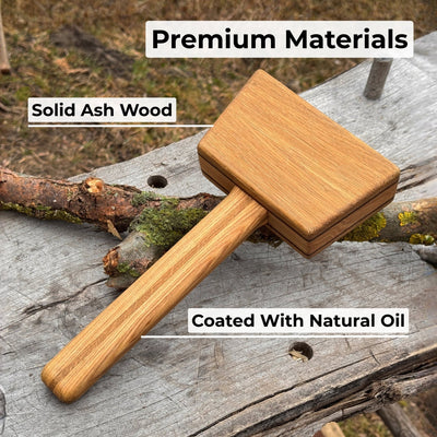 Quiet 23 oz Wooden Mallet (Mallet Tool) - 3