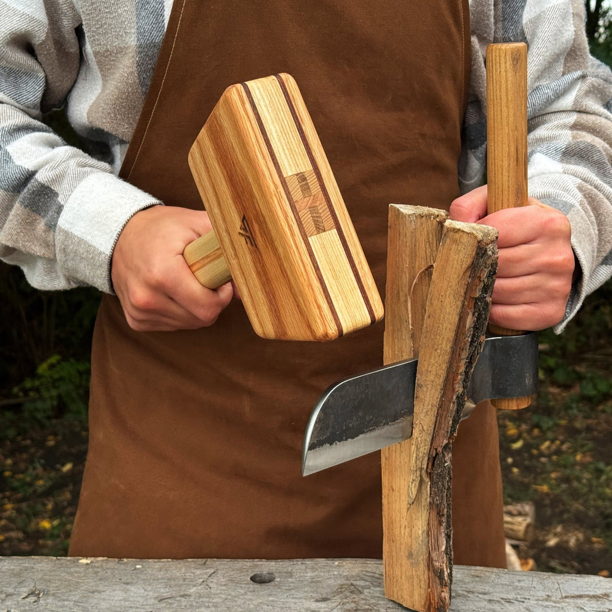 Quiet 23 oz Wooden Mallet (Mallet Tool) - 5
