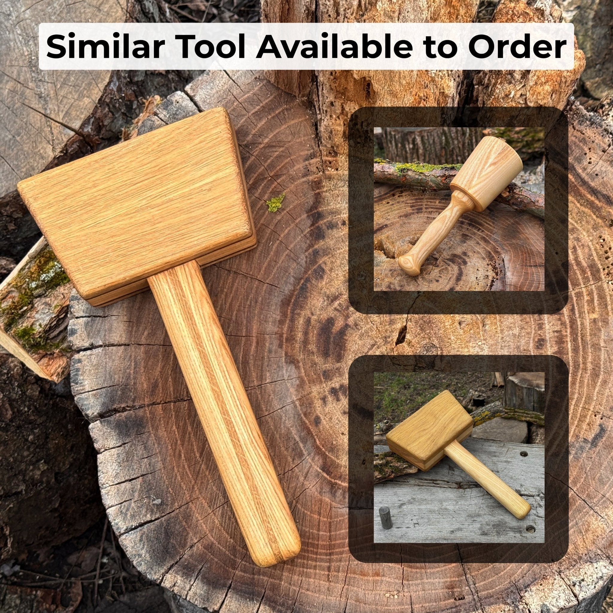 Quiet 23 oz Wooden Mallet (Mallet Tool) - 7
