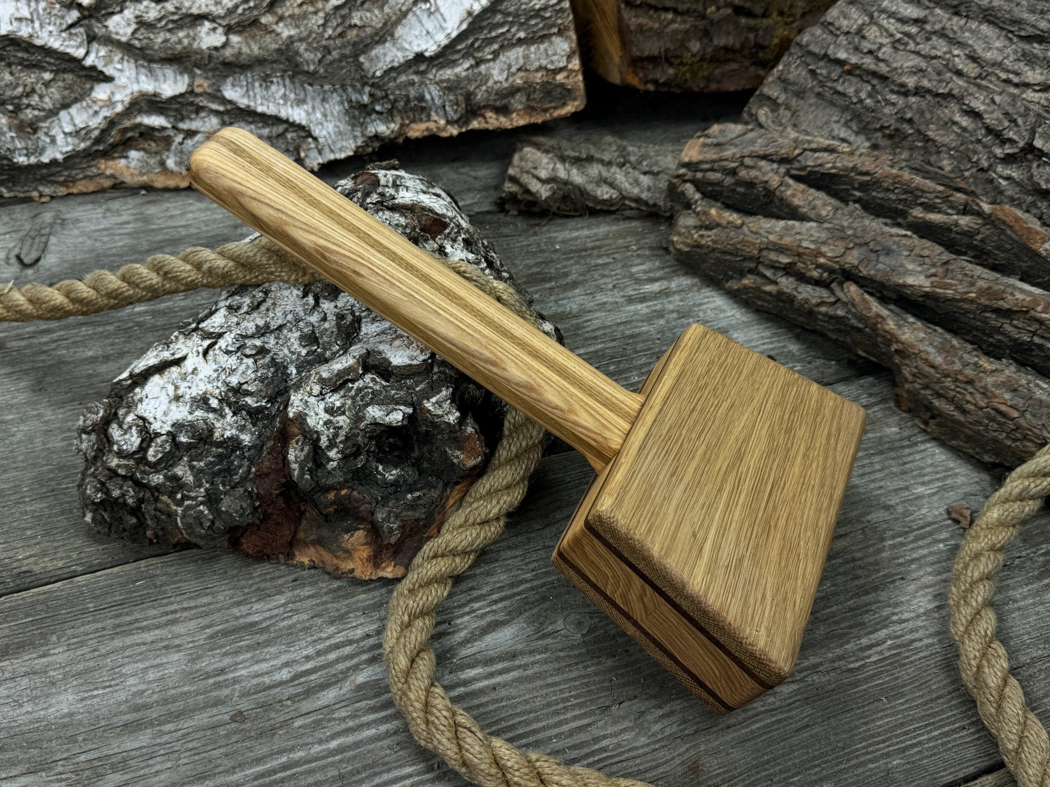 Quiet 23 oz Wooden Mallet (Mallet Tool) - 1