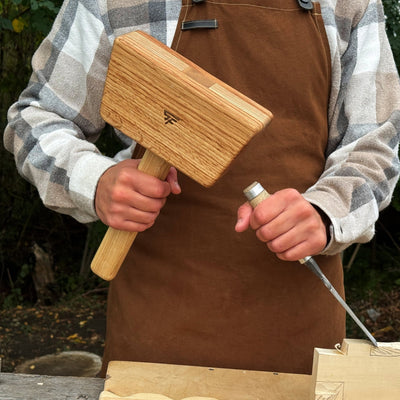 Quiet 35 oz Wooden Mallet (Mallet Tool) - 4