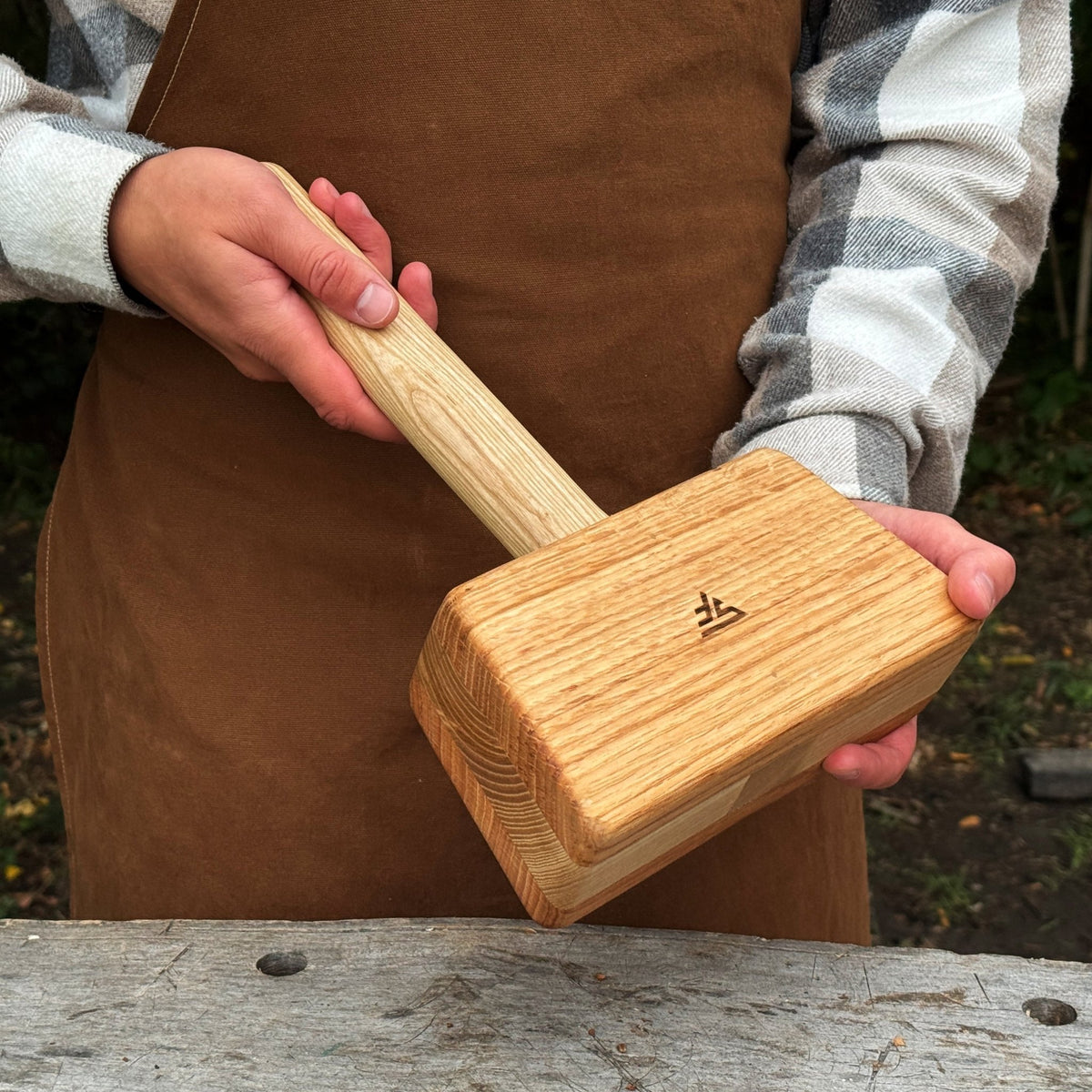 Quiet 35 oz Wooden Mallet (Mallet Tool) - 6