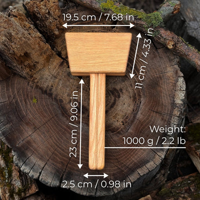 Quiet 35 oz Wooden Mallet (Mallet Tool) - 2