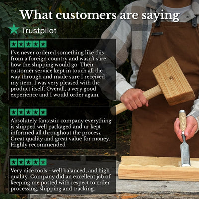 Quiet 35 oz Wooden Mallet (Mallet Tool) - 9