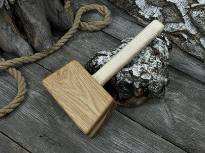 Quiet 35 oz Wooden Mallet (Mallet Tool) - 4