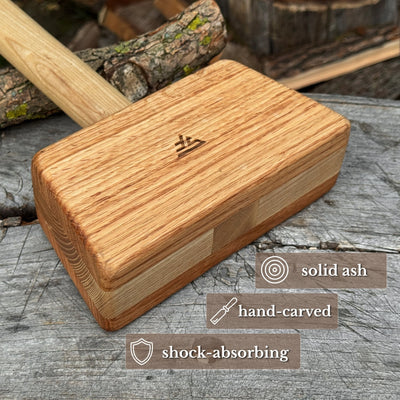 Quiet 35 oz Wooden Mallet (Mallet Tool) - 2