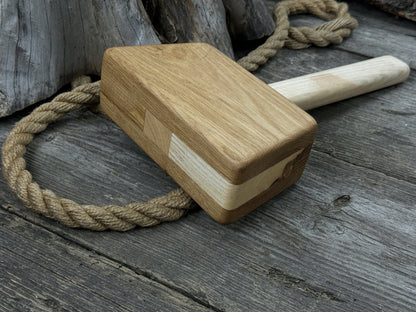 Quiet 35 oz Wooden Mallet (Mallet Tool) - 3