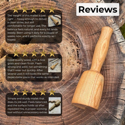 Quiet 7 oz. Wooden Mallet (Mallet Tool) - 7