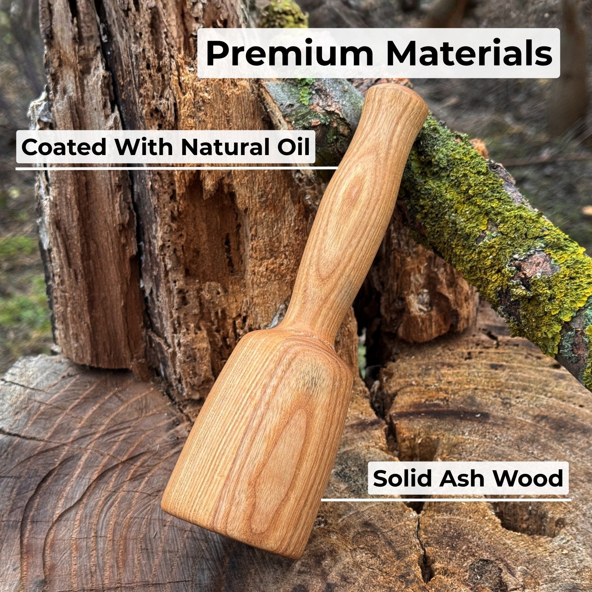 Quiet 7 oz. Wooden Mallet (Mallet Tool) - 4