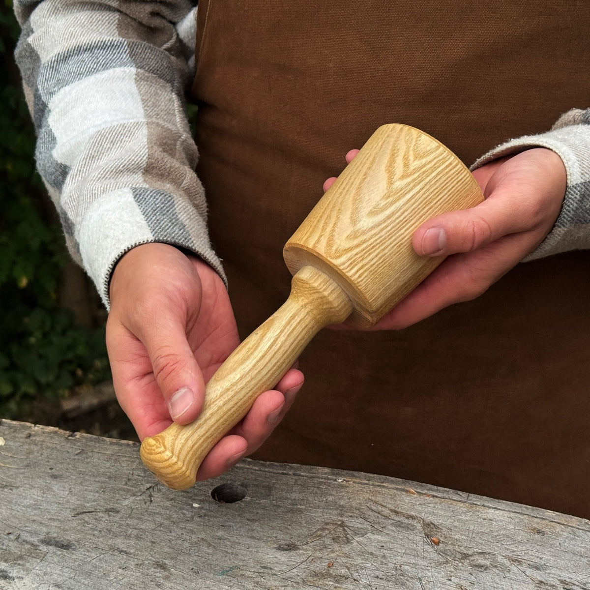 Quiet 9.17 oz. Wooden Mallet (Mallet Tool) - 5