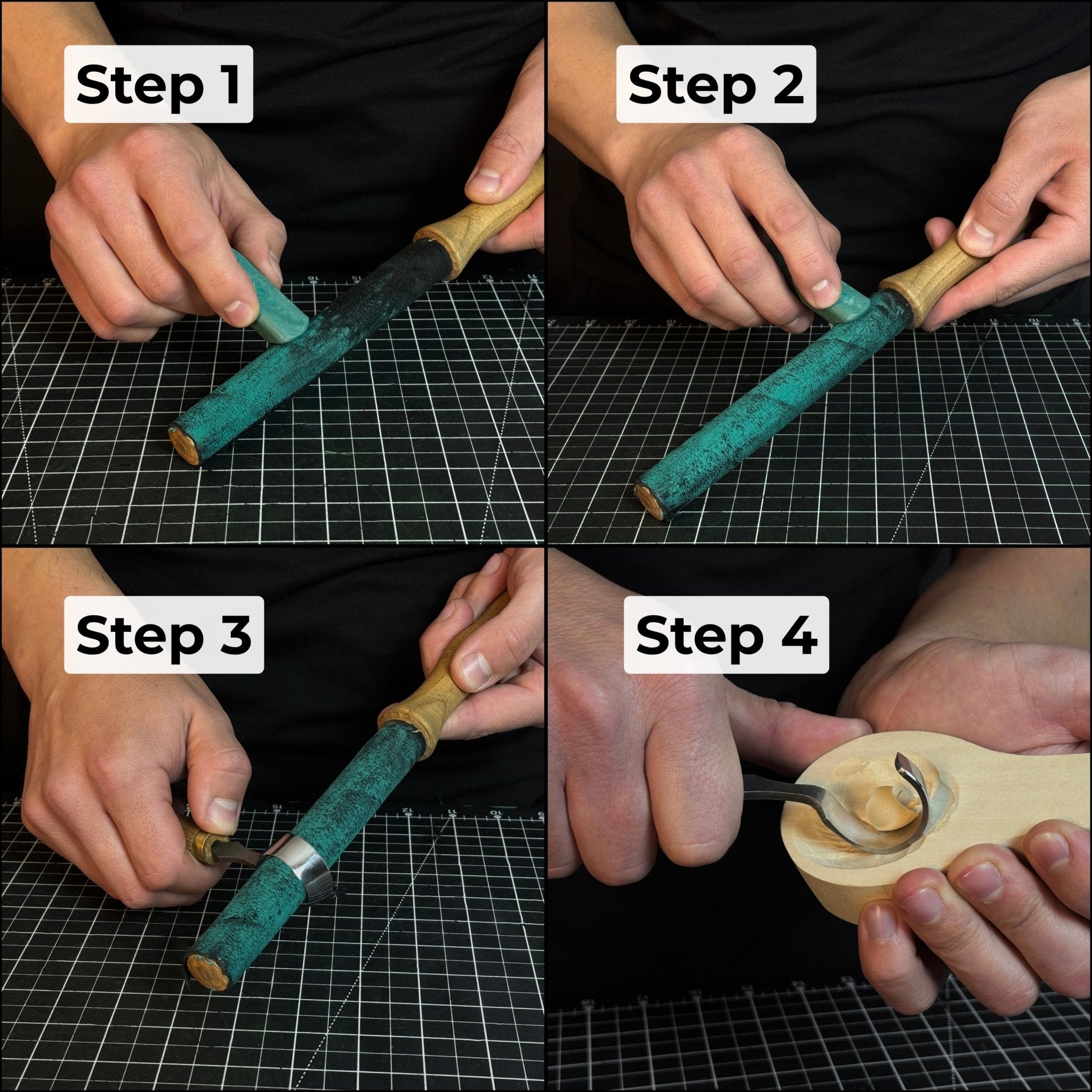 Round Leather Strop For Knife Sharpening - 2