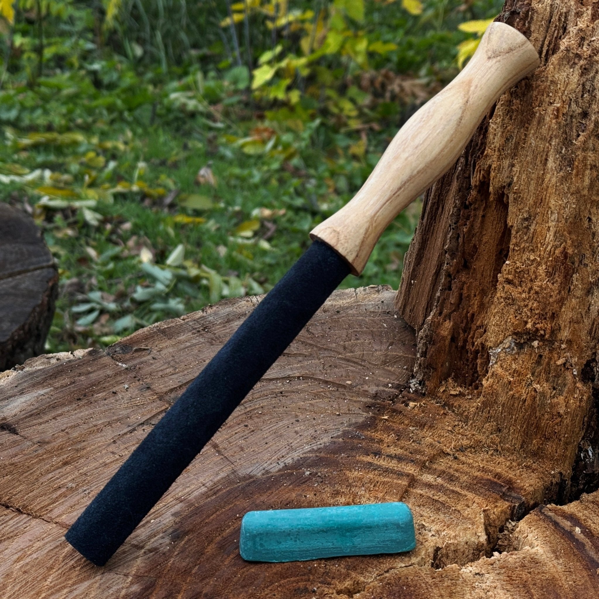 Round Leather Strop For Knife Sharpening - 1