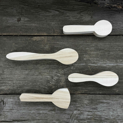 Set of 12 Linden Wood Spoon Carving Blanks - 5