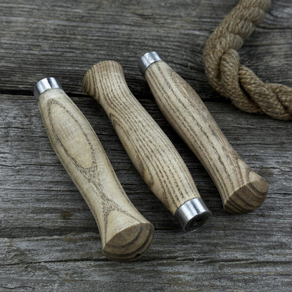 Set of 5 Ash Handles – Ideal for Carving Knives & Hand Tool Repair - 8