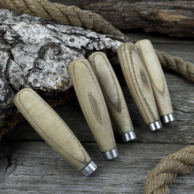 Set of 5 Compact Ash Wood Handles - 5