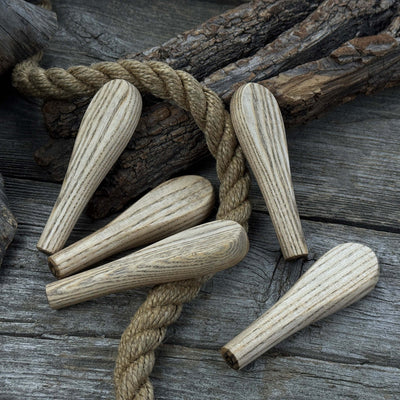 Set of 5 Universal Ash Wood Handles - 3