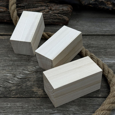 Set of 6 Linden Wood Carving Blanks, 10 × 5 × 5 cm (3.94 × 1.97 × 1.97 inches) - 8