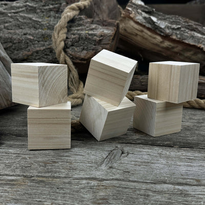 Set of 6 Linden Wood Carving Blanks - 5