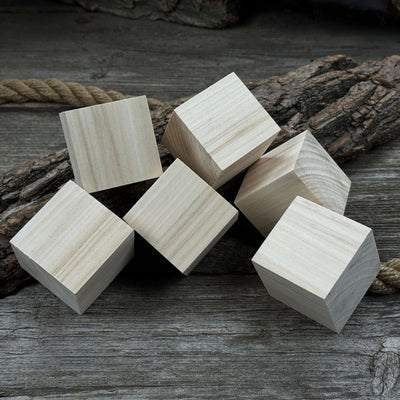 Set of 6 Linden Wood Carving Blanks - 4