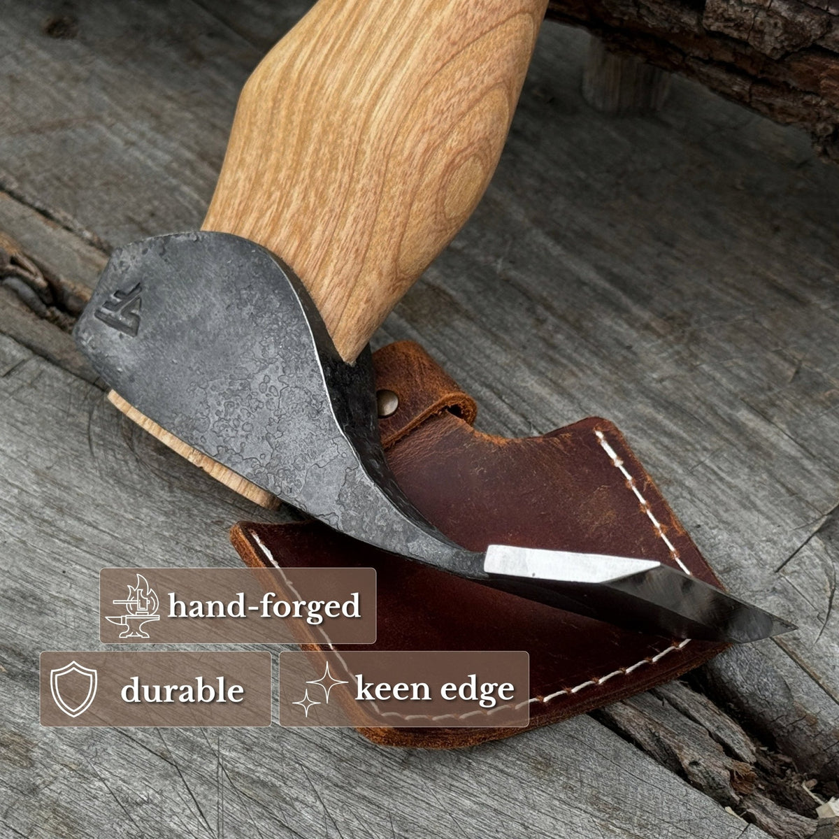 Small Adze (Straight Blade), 5.5 cm / 2.17 in - 2