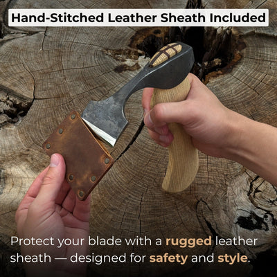 Small Adze with Straight (Flat) Blade, 5.5 cm (2.2 in) - 5