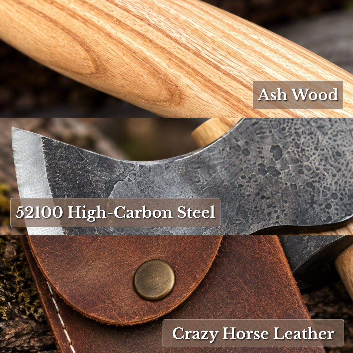 Small Carving Axe, 0.54 kg (1.19 lbs) - 6