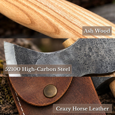 Small Carving Axe, 0.54 kg (1.19 lbs) - 6