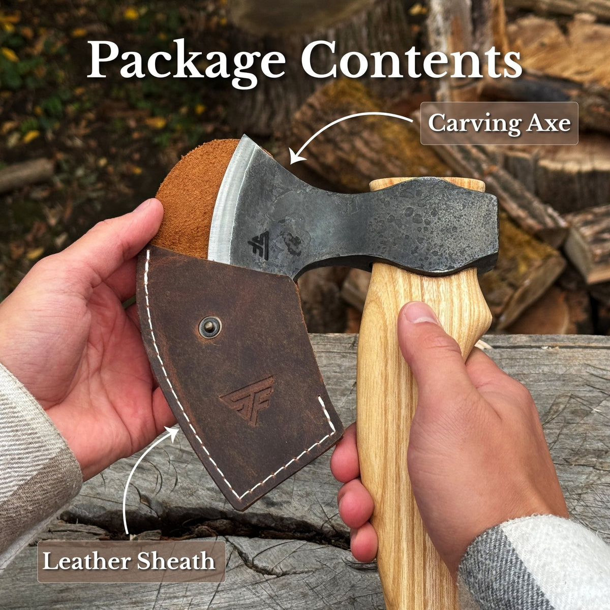 Small Carving Axe, 0.54 kg (1.19 lbs) - 8