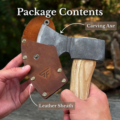 Small Carving Axe, 0.65 kg (1.43 lb) - 8