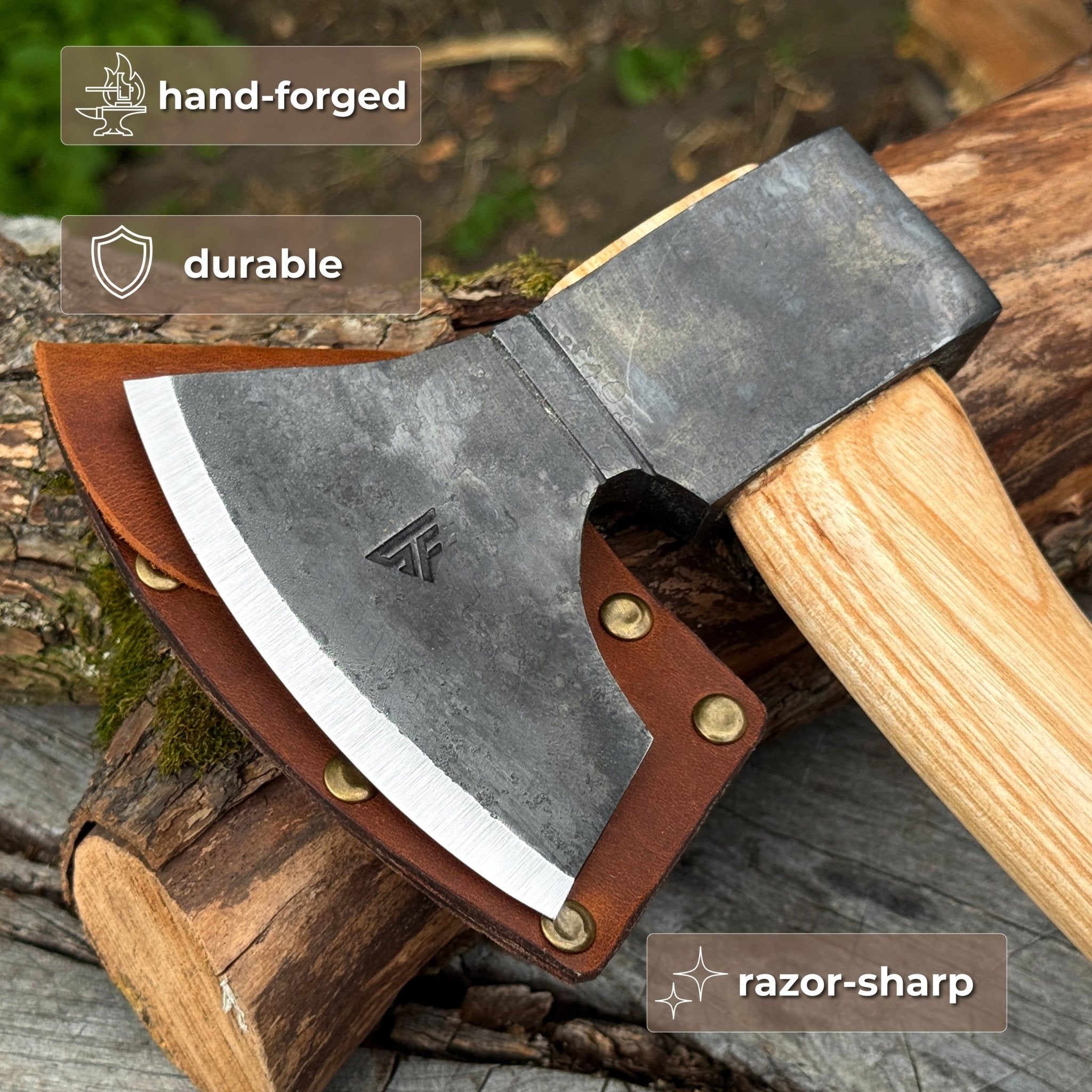 Small Carving Axe, 0.65 kg (1.43 lb) - 2