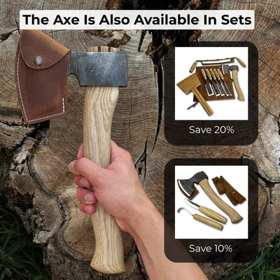Small Carving Axe, 0.65 kg (1.43 lb) - 12