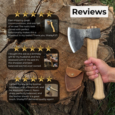 Small Carving Axe, 0.66 kg (1.46 lb) - 8