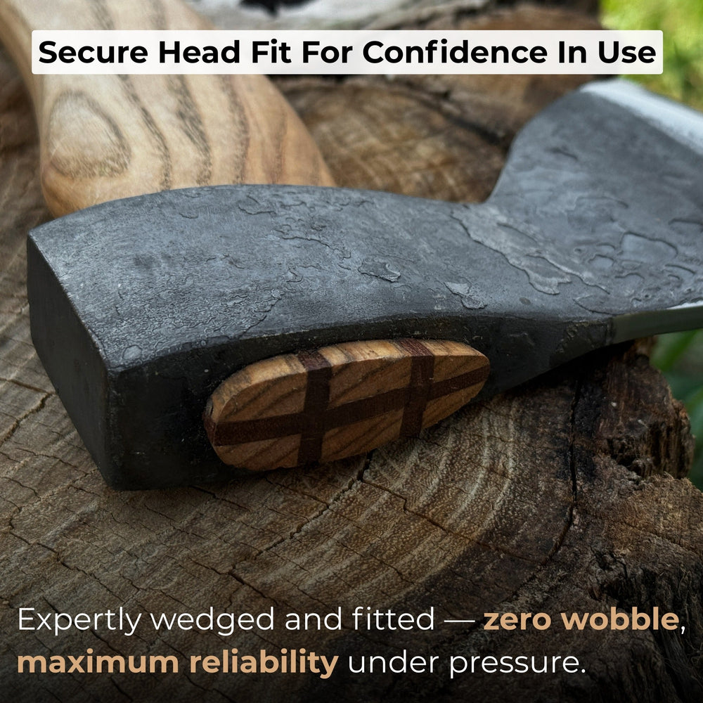 Small Carving Axe, 0.7 kg (1.54 lb) - Sharky Forged Steel Tools