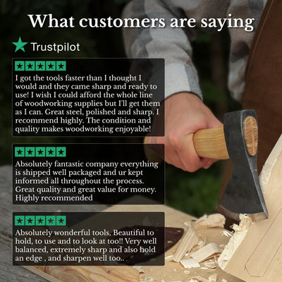 Small Carving Axe, 630 g (1.39 lb) - 11