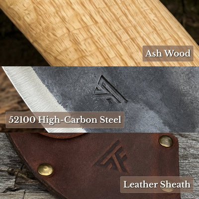 Small Carving Axe, 630 g (1.39 lb) - 7