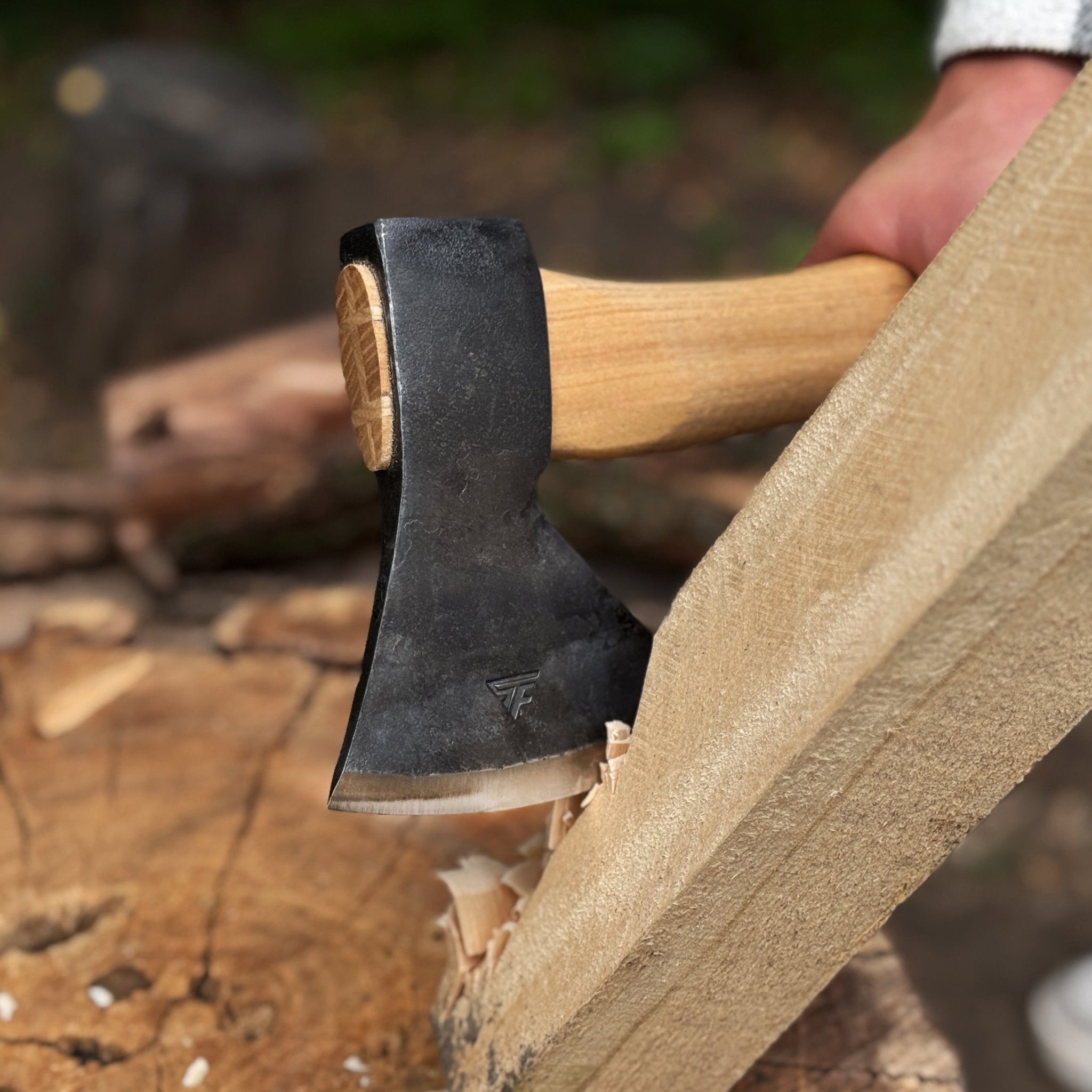 Small Carving Axe, 630 g (1.39 lb) - 6