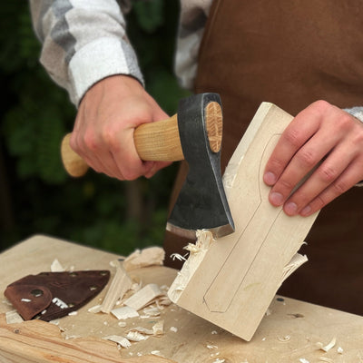 Small Carving Axe, 630 g (1.39 lb) - 5
