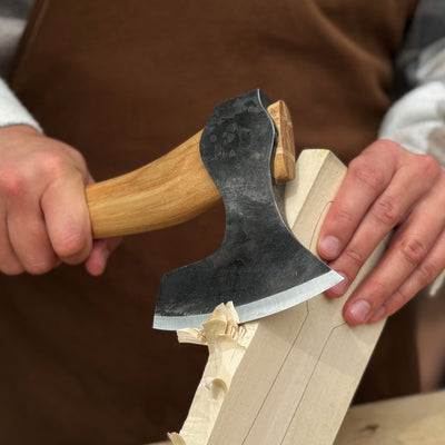Small Carving Axe, 650 g (1.43 lb) - 5