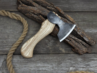 Small Carving Axe with Belt Loop, 0.47 kg (1 lb) - 7