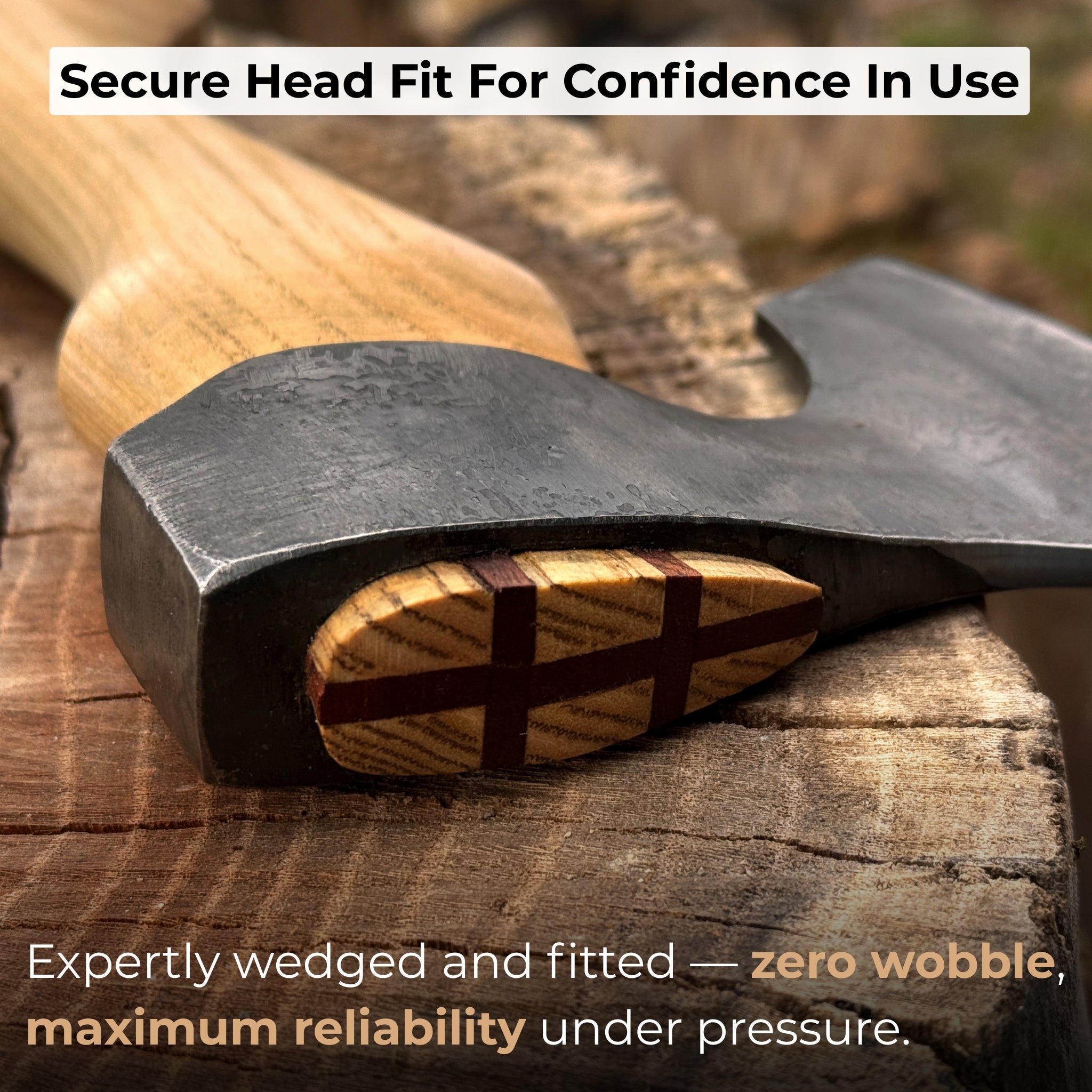 Small Carving Axe with Belt Loop, 0.47 kg (1 lb) - 6
