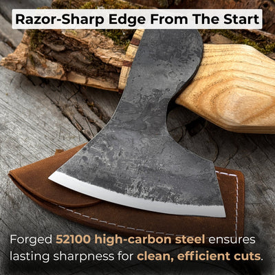 Small Carving Axe with Belt Loop, 0.47 kg (1 lb) - 3